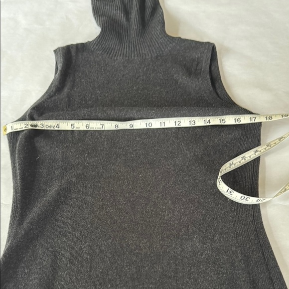 Autumn Cashmere Sleeveless Turtleneck Sheath Dress  | Size: Medium - Picture 6 of 12